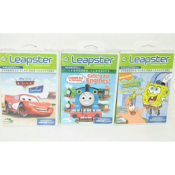 Leap Frog Leapster Learning Game 3 Game Cartridges K-1st Grade - Picture 1 of 4